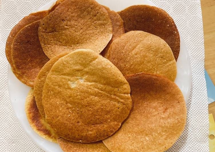 Pancake chuối yến mạch giảm cân