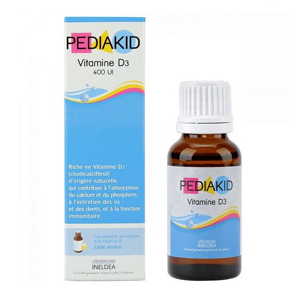 Pediakid Vitamin D3 - Bổ sung vitamin D3 cho hệ xương chắc khỏe