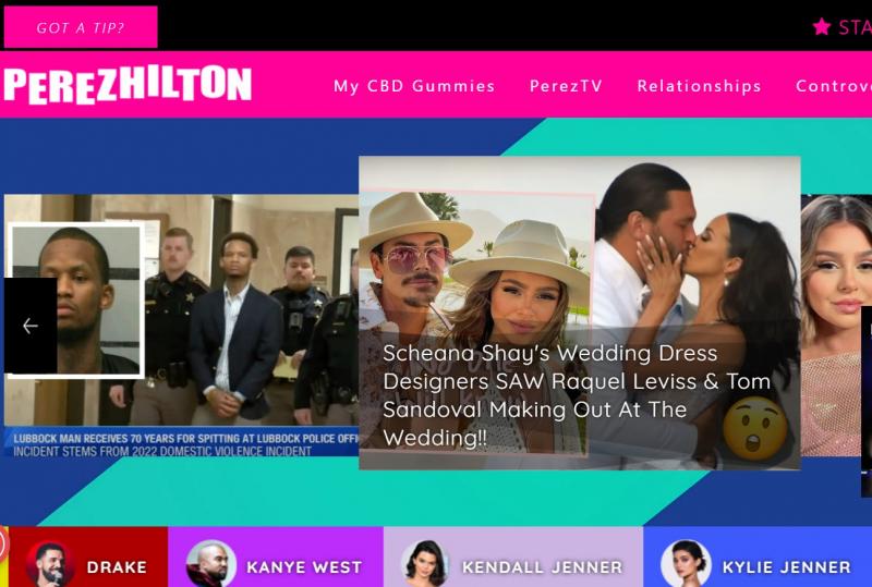 Perez Hilton kiếm tiền từ trang web Perezhilton.com