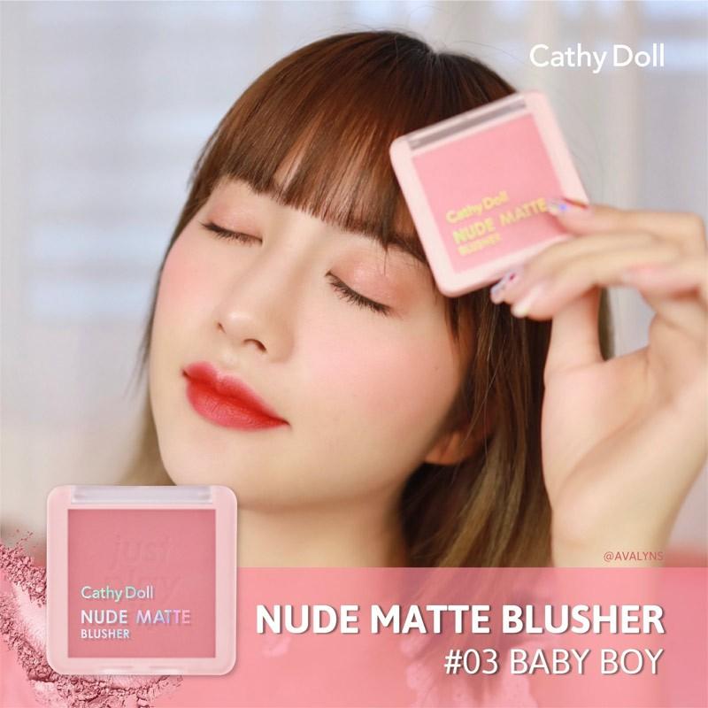Phấn má hồng Cathy Doll Nude Matte Blusher