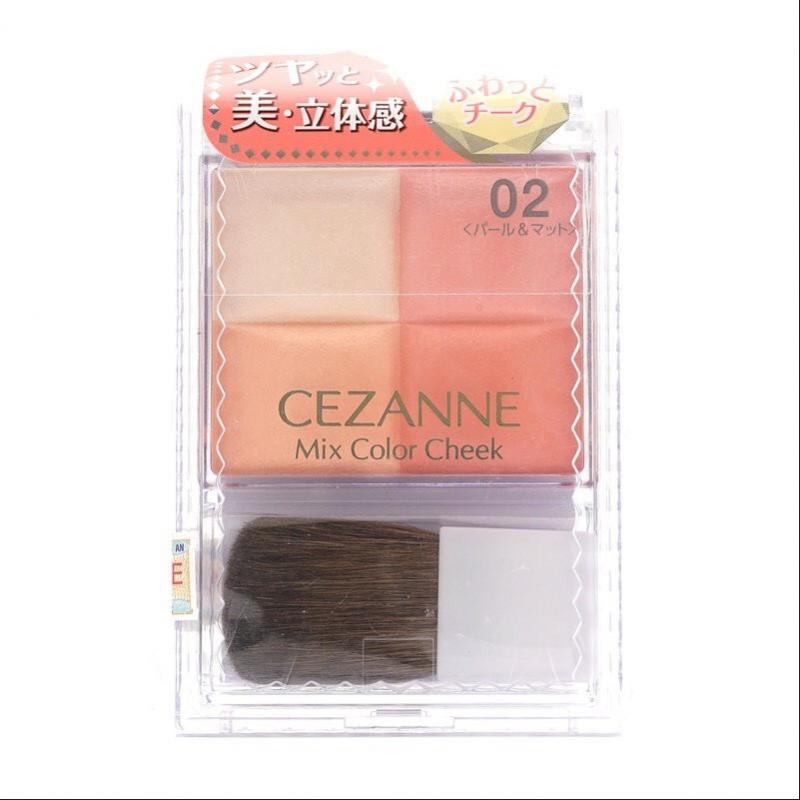 Phấn má hồng Cezanne Mix Color Cheek Nhật Bản