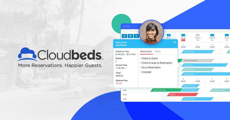 Phần mềm quản lí khách sạn Cloudbeds