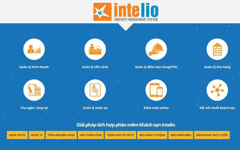 Phần mềm quản lý khách sạn miễn phí Intelio