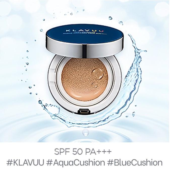 Phấn nước Klavuu Blue Pearlsation High Coverage Marine Collagen Aqua Cushion Spf50 PA+++