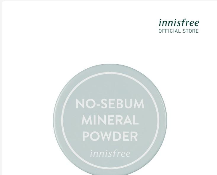 Phấn phủ kiềm dầu dạng bột Innisfree No Sebum Mineral Powder