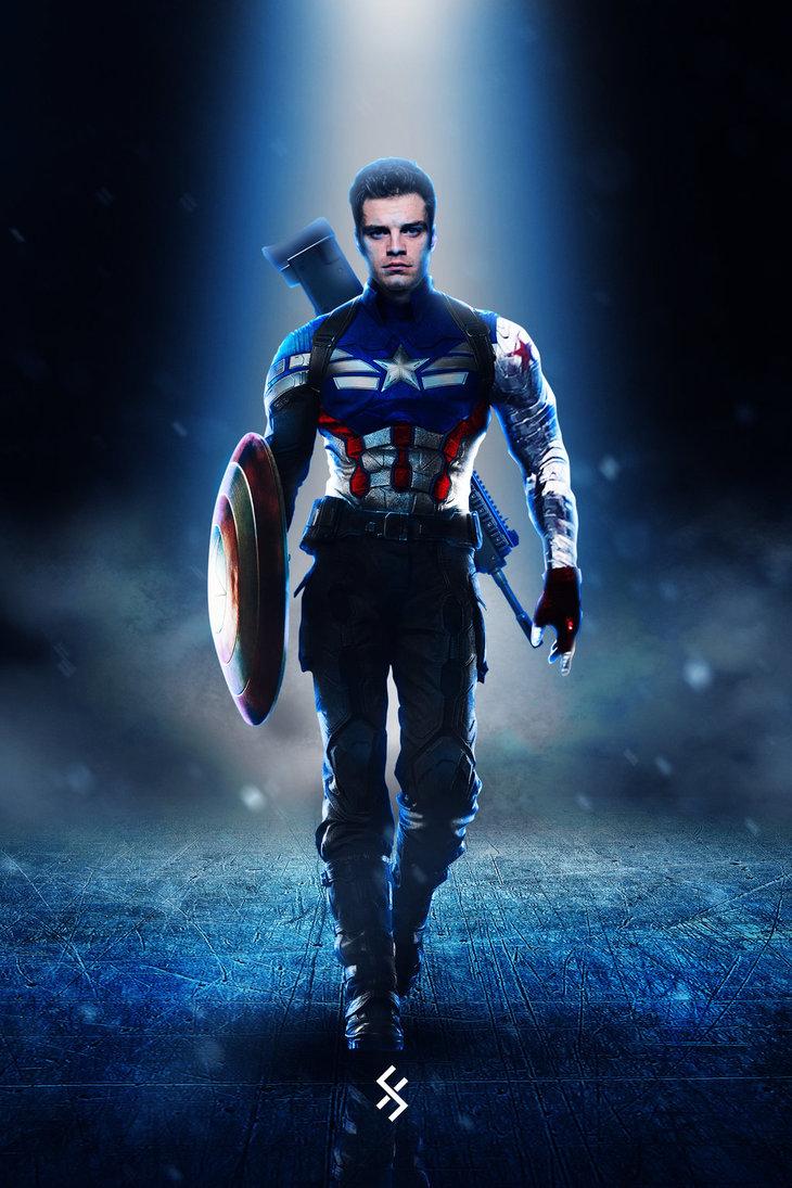 Bucky Barnes sẽ tiếp quản chiếc khiên và trở thành Captain America mới?