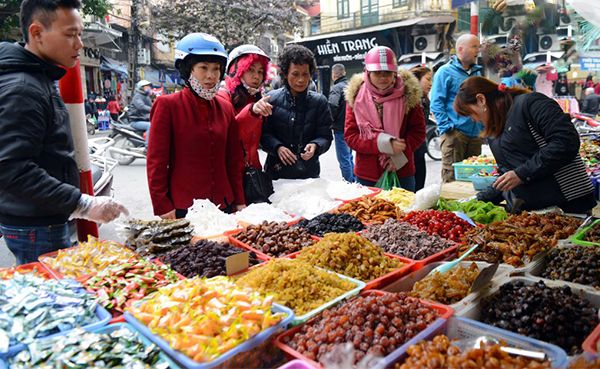 Phố chợ Hàng Buồm, quận Hoàn Kiếm