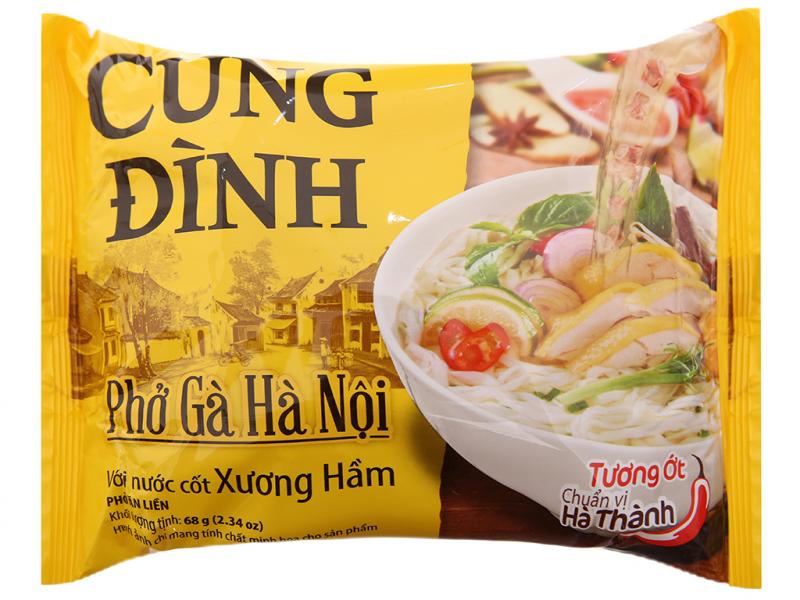 Thương hiệu phở ăn liền Cung Đình là một trong những thương hiệu nổi tiếng và đáng tin cậy trong lĩnh vực ẩm thực tại Việt Nam