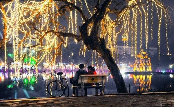 Đêm mùa đông ở Hà Nội