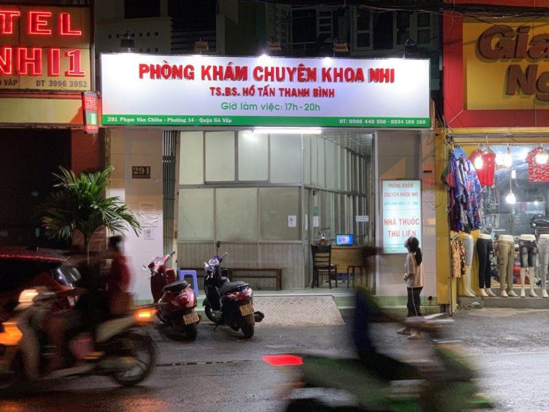 Phòng khám chuyên khoa Nhi – Bác sĩ Hồ Tấn Thanh Bình