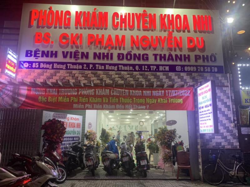 Phòng Khám Chuyên Khoa Nhi Thành Phố - BS CK1 Phạm Nguyễn Du