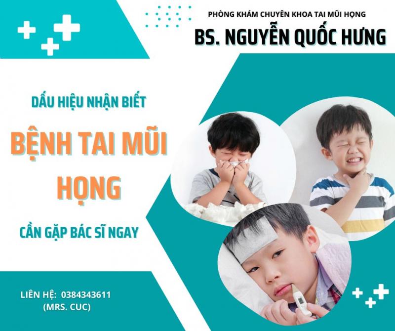Phòng Khám Chuyên Khoa Tai Mũi Họng - Bs.CKI Nguyễn Quốc Hưng