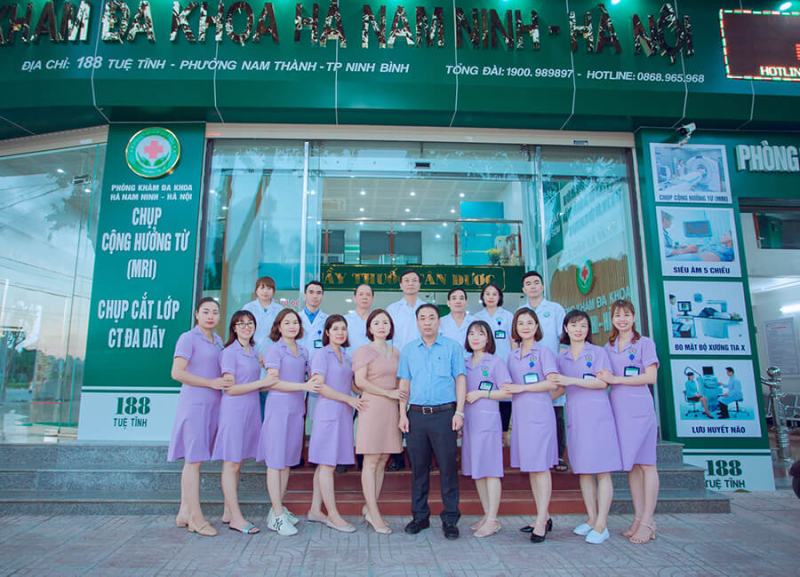 Đội ngũ bác sĩ tại phòng khám Đa khoa Hà Nam Ninh - Hà Nội