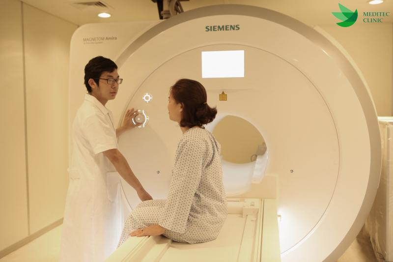Hình ảnh thực tế máy MAGNETOM  AMIRA 1.5 Tesla (MRI) tại Meditec Clinic