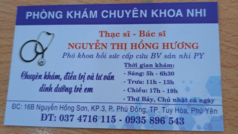 Phòng khám ThS. BS Nguyễn Thị Hồng Hương
