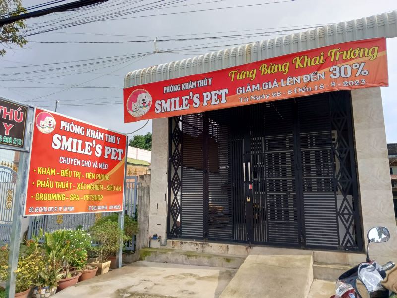 Phòng Khám Thú Y Smile's Pet Tây Ninh.