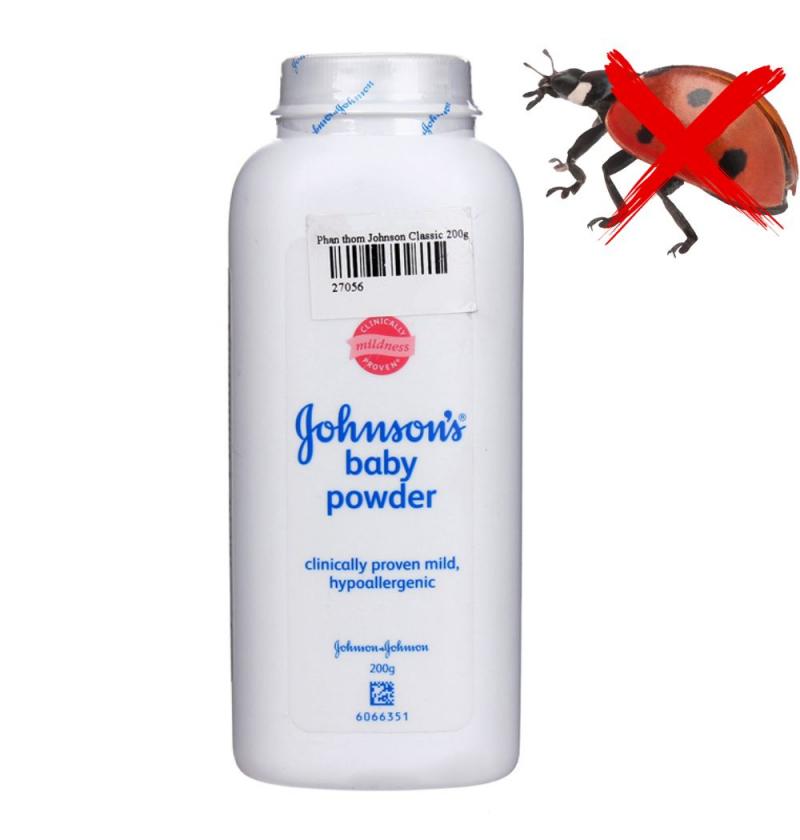 Phấn rôm ﻿Johnson  có tác dụng phòng tránh côn trùng