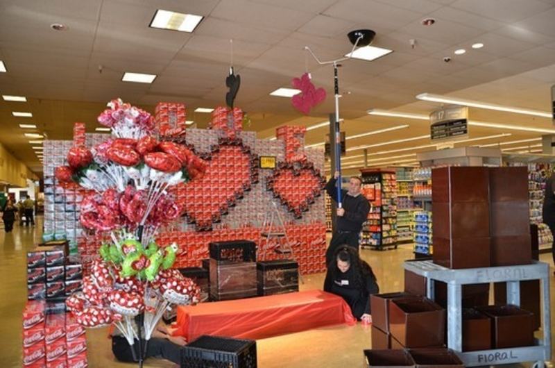 Đón Valentine như các siêu thị ở Mỹ