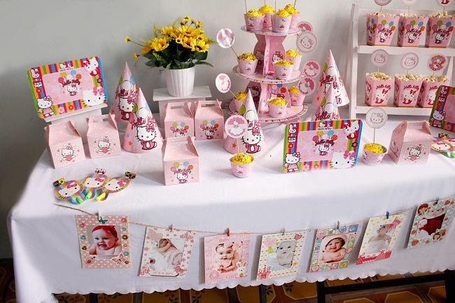 Các mẫu trang trí bàn sinh nhật đẹp  Bàn gallery sinh nhật cho bé gái và  bé trai table birthday decoraion
