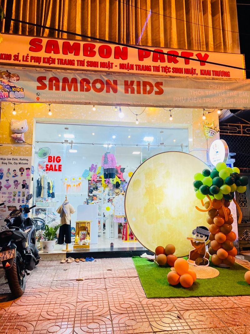 Phụ kiện trang trí sinh nhật SamBon Party Nha Trang