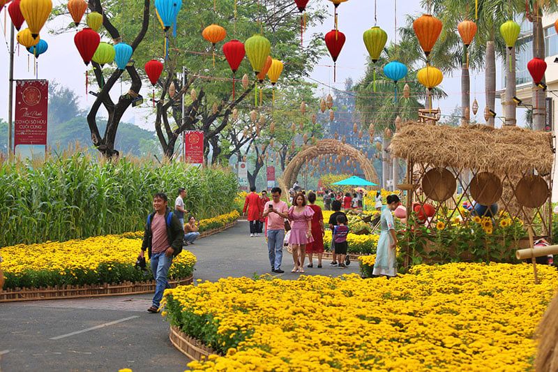 Hội chợ hoa Xuân Phú Mỹ Hưng