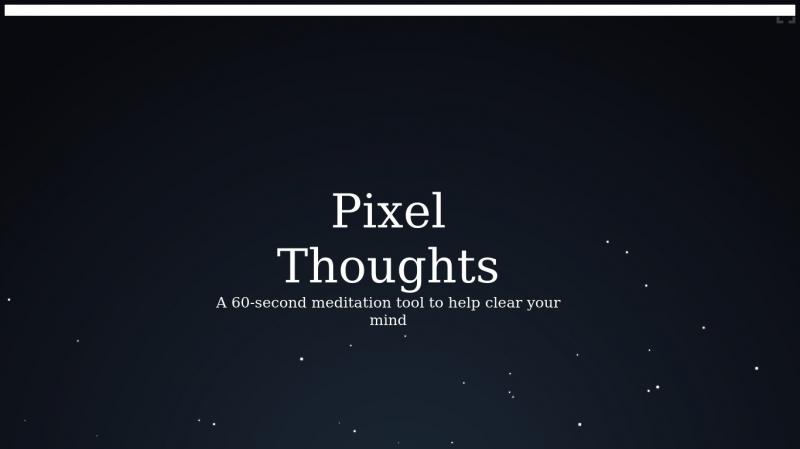 Trang web ﻿﻿Pixelthoughts