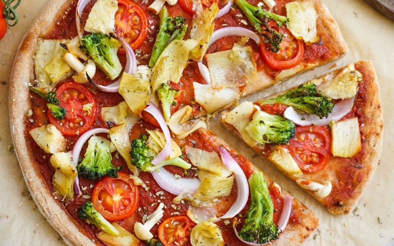 Pizza rau củ cho người ăn chay
