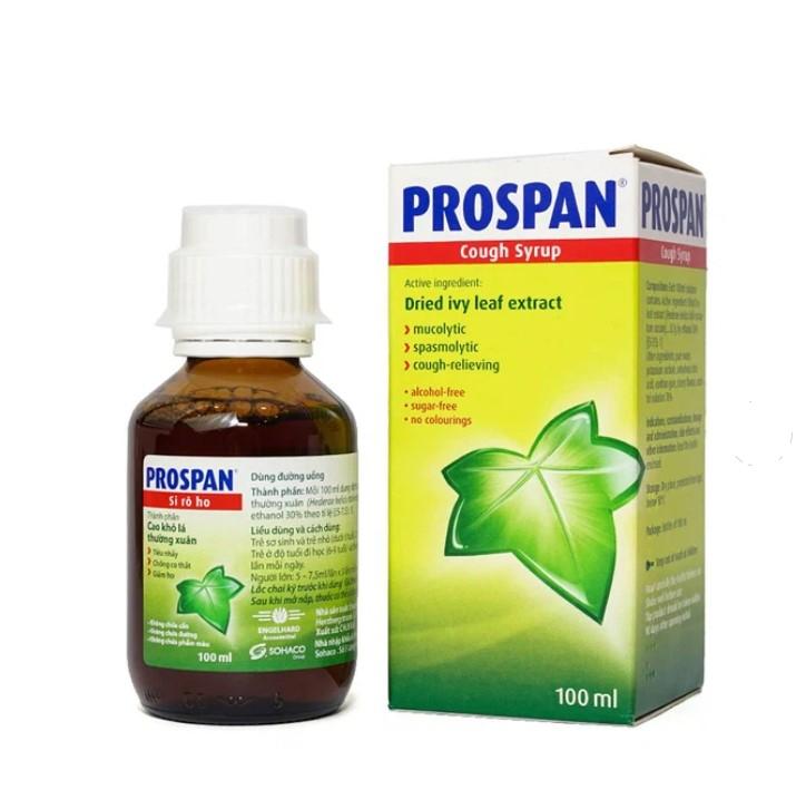 Prospan - sản phẩm trị khản tiếng mất tiếng, viêm thanh quản