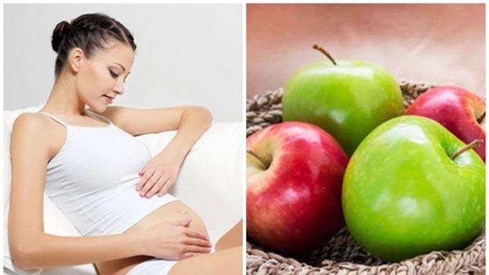 Quả táo chứa nhiều chất dinh dưỡng và vitamin cần thiết như axit malic, tannin và chất xơ tốt cho bà bầu