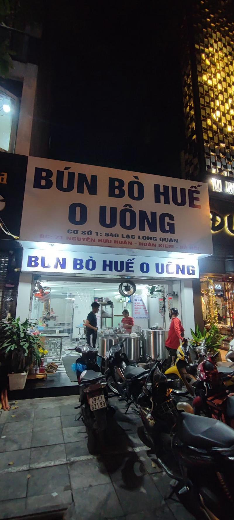 Quán Bún Bò Huế O Uông