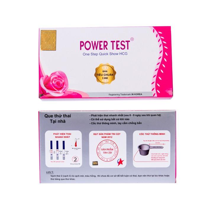 Que test thử thai nhanh Power Test