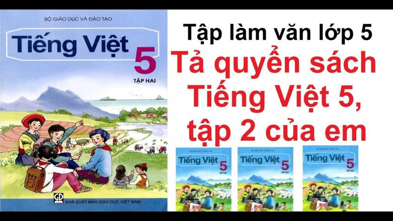 Quyển sách Tiếng Việt 5, tập hai của em