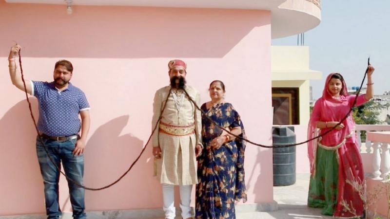 Ram Singh giữ kỷ lục thế giới về bộ ria mép dài nhất