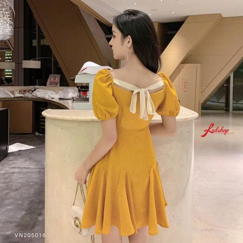 V026 Đầm nữ đen trắng 3 tầng cổ nơ xòe cộc tay bồng Váy BBD babydoll tiểu  thư công chúa bánh bèo nữ sinh Uzzang | Shopee Việt Nam