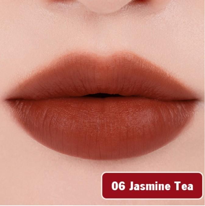 Romand Milk Tea Velvet Tint - #06 Jasmine Tea (đỏ trầm ánh cam)