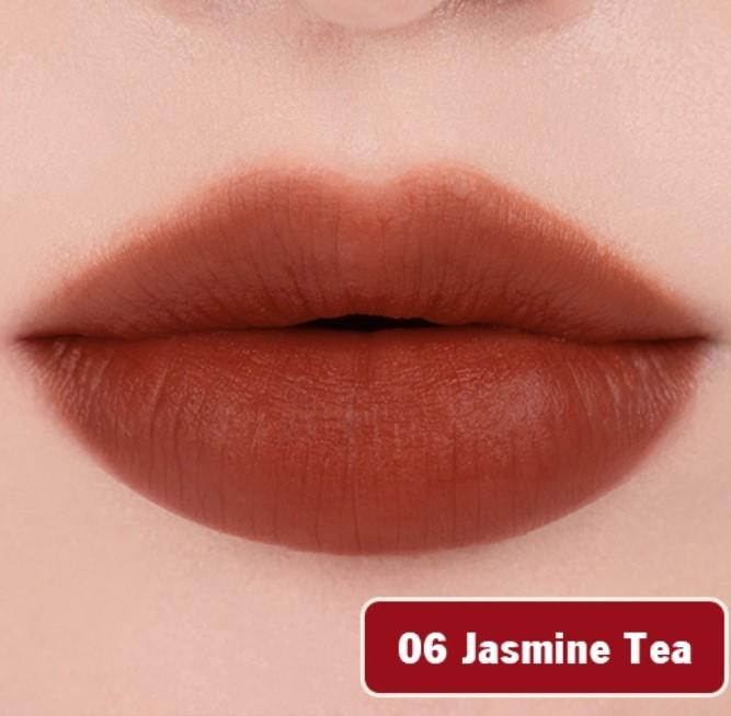 Romand Milk Tea Velvet Tint - #06 Jasmine Tea (đỏ trầm ánh cam)