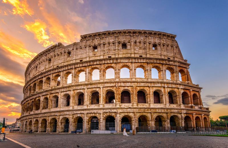 Rome được xem là địa điểm du lịch tuyệt vời nhất cho các cặp đôi mới cưới