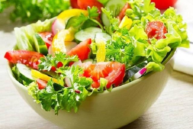 Salad ngũ sắc chay
