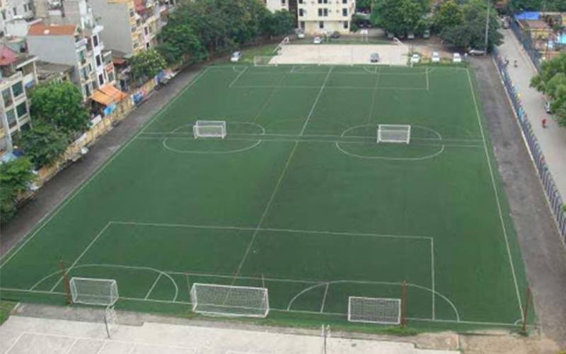 Sân bóng cỏ nhân tạo Đại học Thủy Lợi (Nguồn: Internet)