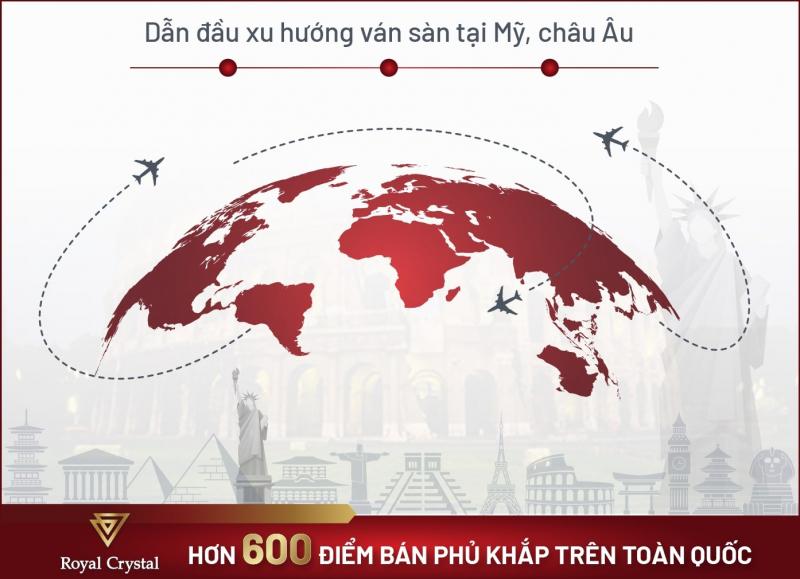 Mạng lưới phân phối rộng khắp Việt Nam và vươn xa toàn cầu