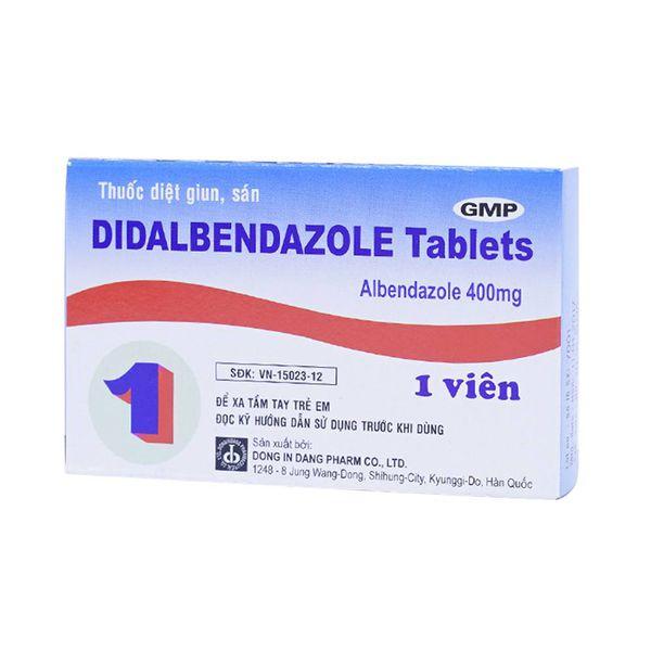 Viên uống tẩy giun Didalbendazole Tablets