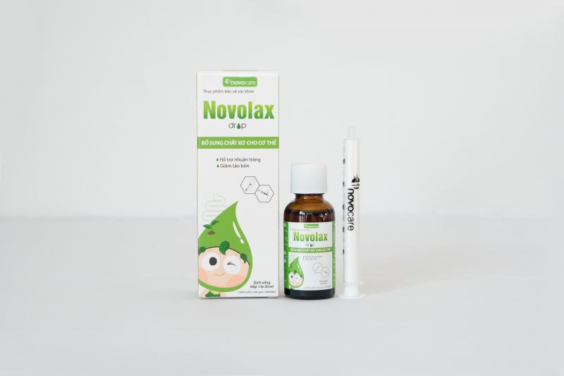 Chất xơ hòa tan Novolax Drops - Giảm táo bón chuyên biệt cho trẻ từ 6 tháng tuổi - Hiệu quả sau 12-24h