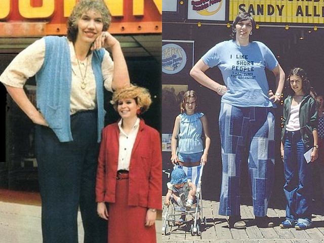 Sandy Allen là người phụ nữ cao nhất thế giới