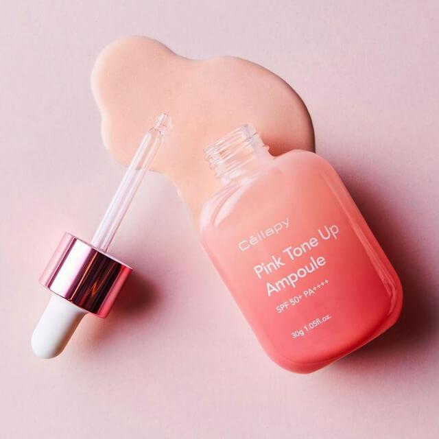 Serum chống nắng trắng da Cellapy Pink Tone Up Ampoule