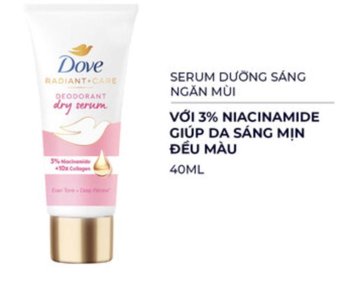 Serum dưỡng sáng khử mùi cao cấp Dove