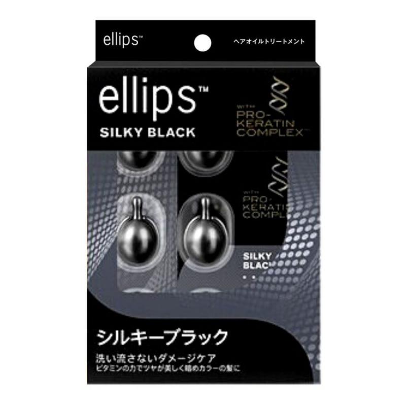 Serum dưỡng tóc Ellips Hair Vitamin Silky Black (1 vỉ/ 6 viên)
