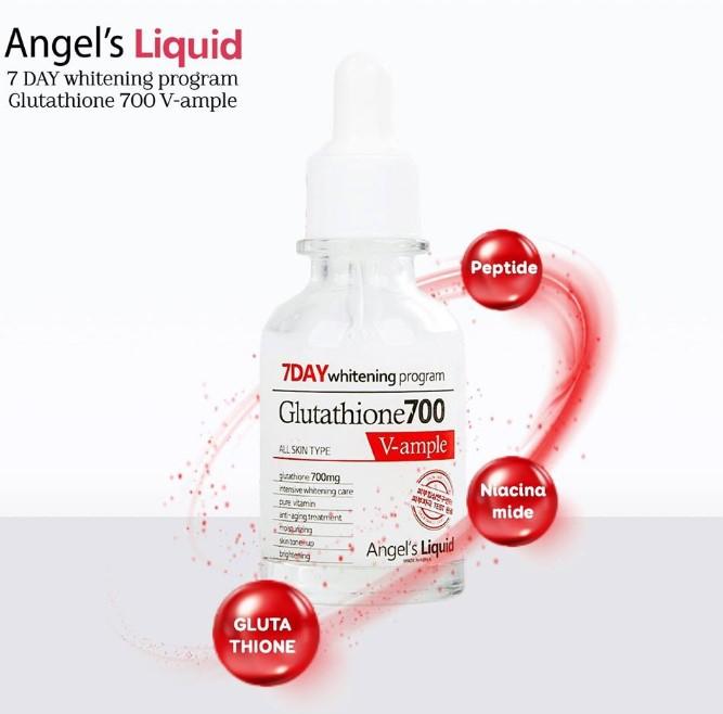 Angel's Liquid 7Day Whitening Program Glutathione 700 V-Ample