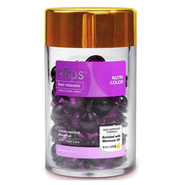 Serum Vitamin dưỡng tóc uốn nhuộm Ellips Nutri Color (Hộp 50 Viên )