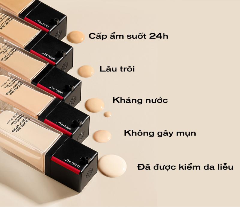 Kem nền dạng lỏng Shiseido Synchro Skin Radiant Lifting Foundation
