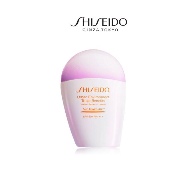 Shiseido Urban Environment Triple Beauty Suncare Emulsion SPF50+ PA++++